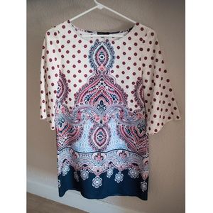 Belk’s Junior’s mini dress with 3/4 length sleeves